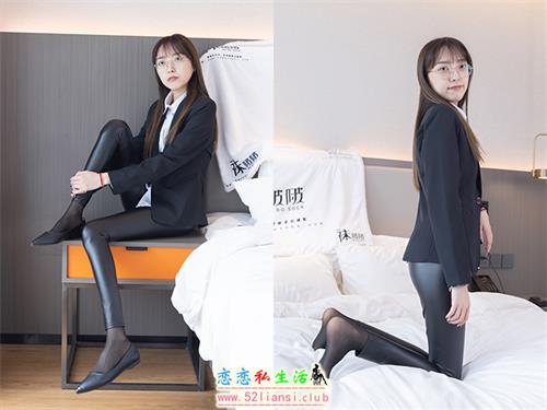 [袜啵啵] 297期 稚予-平底鞋、黑丝、皮裤裤里丝(带视频)【140P+1V/5.43G】