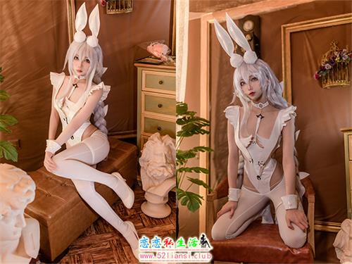 [美图精选]1045-杏仁曲奇-碧蓝航线 恶毒白兔【40P/56M】