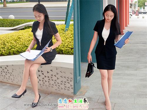 [初夏女神]078期 双双~【售楼兼职】穿这身黑西装让我背都不驼了(带视频)【160P+1V/5.44G】