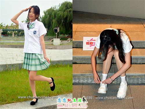 [初夏女神]079期 情情~【绿色JK套】这的确是第一次驾驭这种颜色的JK(带视频)【72P+1V/5.02G】