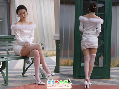 [魔镜街拍] 216-精选街拍-一只麋鹿摄影作品 - 白裙美女【572P/460M】