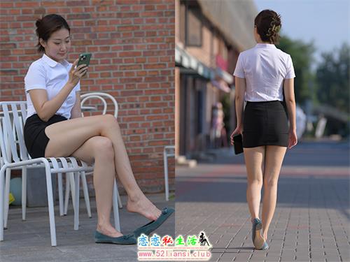 [魔镜街拍] 217-精选街拍-一只麋鹿摄影作品 - 黑色制服包臀裙美女【425P/363M】