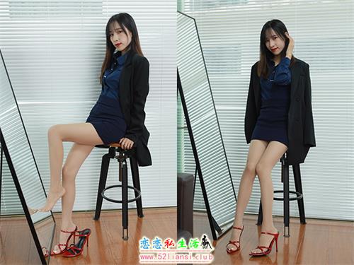 [IESS异思趣向] 丝享家 1398：美子《红跟凉鞋》【91P/86M】