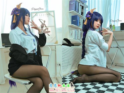 [美图精选]1079-PoppaChan-Raiden Shogun Officer【25P+3V/93M】