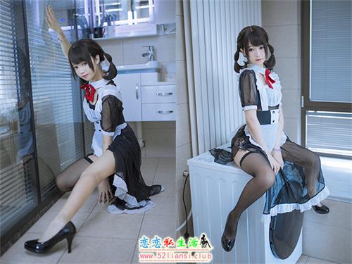 [美图精选]1081-羽天shine-黑色女仆【36P/133M】