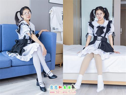 [袜啵啵] 306期 奶油-高跟鞋、皮鞋、厚白丝大腿袜、厚肉丝、白棉袜(带视频)【140P+1V/5.83G】