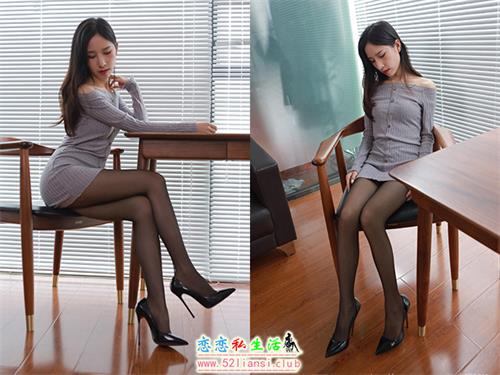 [IESS异思趣向] 丝享家 1440：美子《灰色超短裙》[87P／98MB]