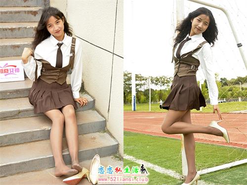 [初夏女神]095期 点点~【咖啡JK】秋意浓，这该是秋天拥有的颜色(带视频)【140P+1V/3.32G】