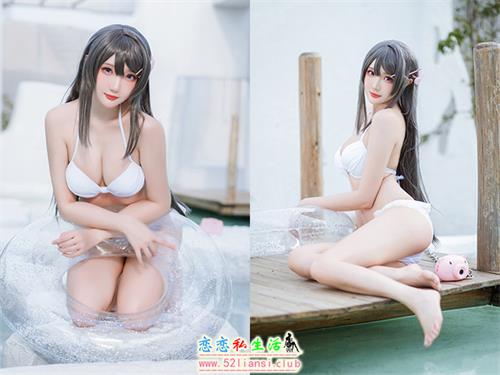 [美图精选]1145-瓜希酱-樱岛麻衣 泳装【28P/47M】