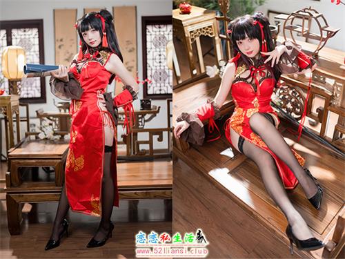 [美图精选]1156-花铃-时崎狂三旗袍【66P/153M】