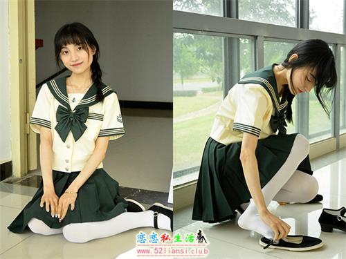 [初夏女神]104期 柒柒~【绿色水手服】刚入手的水手服是时候展示一趟了(带视频)【140P+1V/4.76G】