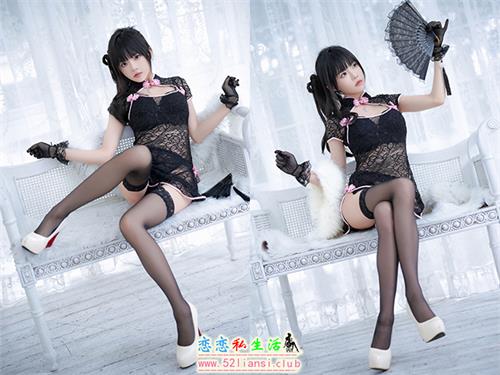 [美图精选]1183-桜桃喵-蕾丝旗袍【54P+1V/269M】