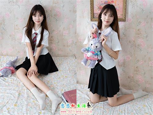 [甜予摄影] NO.007 璇璇-板鞋、白棉袜、裸足(带视频)【120P+2V/9.3G】