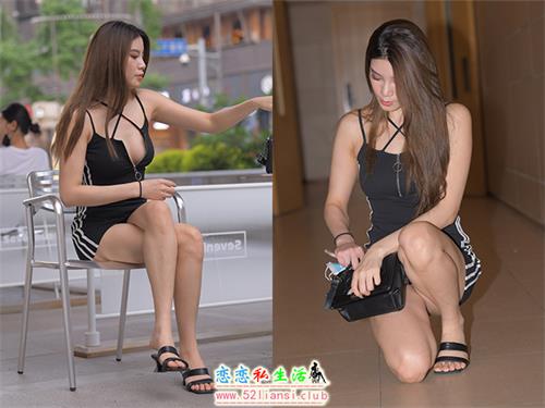 [魔镜街拍] 259-精选街拍-一始街拍作品 - 性感黑裙美女【693P/747M】