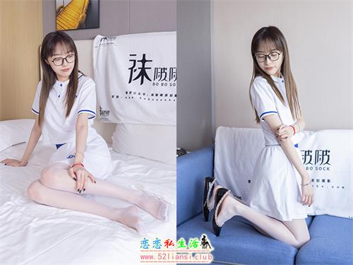 [袜啵啵] 344期 稚予-板鞋、平底鞋、白丝-花絮版(带视频)【150P+1V/6.42G】