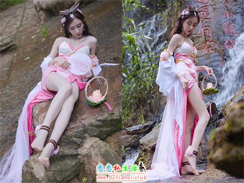 [尤蜜丝] No.031 穿搭推广展示图集 粉色系 花仙子(带视频)【45P+1V/774M】