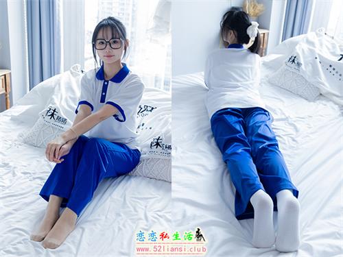 [袜啵啵] 351期 甜甜圈-板鞋、白棉袜、肉丝、校服裤里丝(带视频)【150P+1V/6.88G】