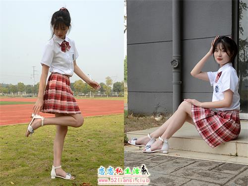 [初夏女神]121期 安妮~【今日草莓】可爱的草莓色JK配上我的小凉鞋，可爱吗(带视频)【140P+1V/3.82G】