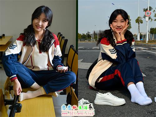 [初夏女神]128期 点点~【英伦风校服】头发是烫了一下，这要是样貌在混血一下就真英伦风了(带视频)【140P+1V/3.5G】