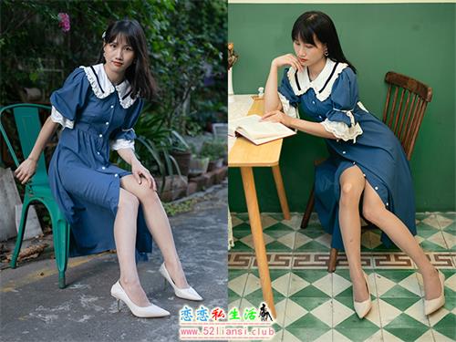 [尤蜜丝] No.051 穿搭推广展示图集 蓝色回忆【73P/725M】