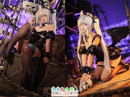 [美图精选]1316-樱落酱w-雅努斯万圣喵喵【30P/102M】