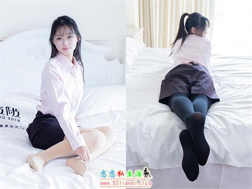 [袜啵啵] 362期 甜甜圈-两双皮鞋、厚肉丝、厚黑丝、ol制服(带视频)【230P+1V/7.96G】