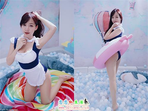 [街拍丝足]381-长腿美模 轩颖 - 球池【98P/196M】