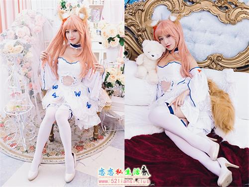 [街拍丝足]383-长腿美模 轩颖 - 玉藻前婚紗【122P/443M】