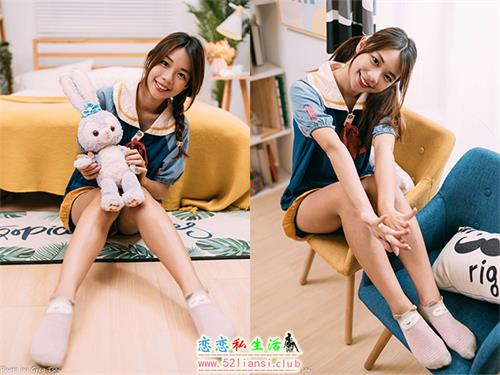 [街拍丝足]387-长腿美模 芊聿 - 可爱睡衣【99P/167M】