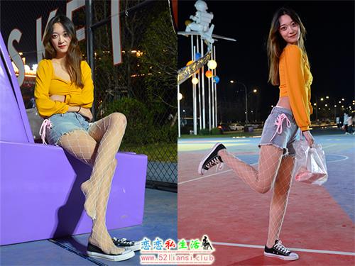 [初夏女神]146期 依依~《邻家女孩》夜游篇，年前逛一逛我们学校门口的夜市(带视频)【120P+1V/3.21G】