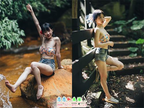 [街拍丝足]389-长腿美模 鲁鲁 - 野溪【99P/237M】