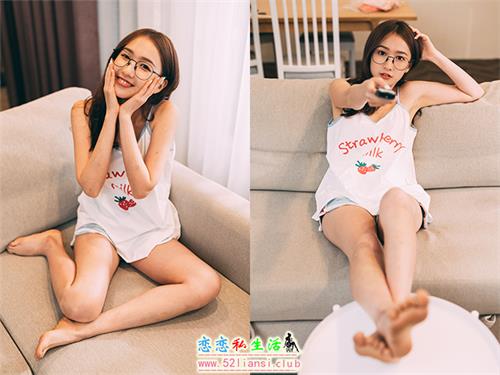 [街拍丝足]390-长腿美模 柯茲 - 睡衣【134P/528M】