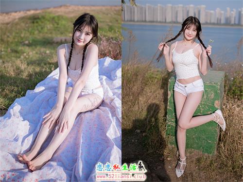 [YALAYI雅拉伊] No.736 去江边 瓶儿【51P/86M】