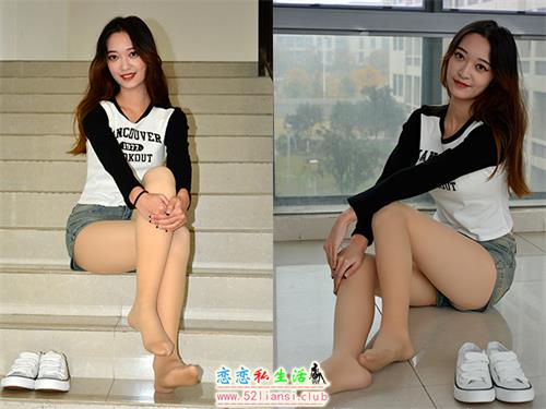 [初夏女神]164期 依依~《走走拍拍》白色魔术贴帆布鞋见过没？今天给你走走拍拍。展示的通透(带视频)【130P+1V/5.25G】