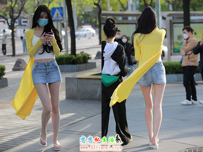 [魔镜街拍] 333-精选街拍-靓丽牛仔裙【185P/330M】