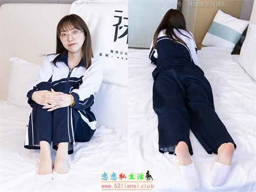 [袜啵啵] 398期 稚予-板鞋、白船袜、裸足(带视频)【150P+1V/6.42G】