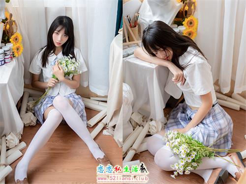 [美图精选]1440-西瓜少女(西呱呀呀呀)-JK校服【48P/52M】