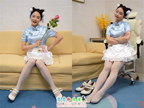 [初夏女神]186期 双双~【中华厨娘】原来旗袍系个小围裙这么可爱，来来，我给大家上个菜(带视频)【123P+1V/3.53G】