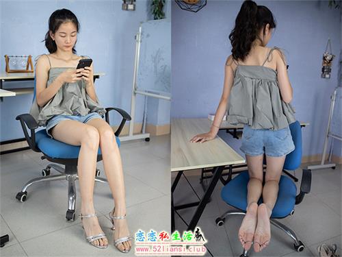 [南国足艺]64-琳琳性感美脚挑鞋玩鞋，脱鞋展示性感脚底【136P/1.67G】