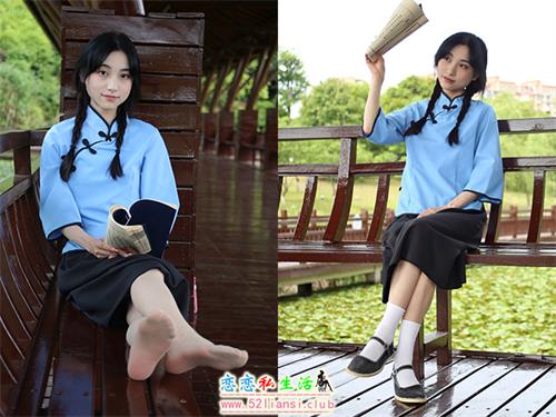 [初夏女神]192期 柒柒~《我的1912》又逮住民国小姐姐一枚。翻出我那陈旧的老布鞋(带视频)【120P+1V/3.38G】