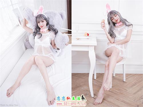 [街拍丝足]413-长腿美模 轩颖 - 玉兔【82P/154M】