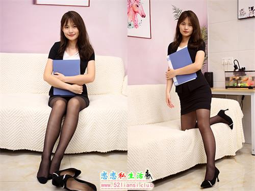 [初夏女神]195期 幺幺~【黑暗力量】黑色西装套、黑色连裤袜、黑色高跟鞋、黑不黑(带视频)【100P+1V/3.76G】