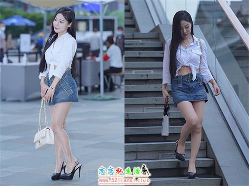 [魔镜街拍] 349-精选街拍-衬衫牛仔裙【151P/589M】