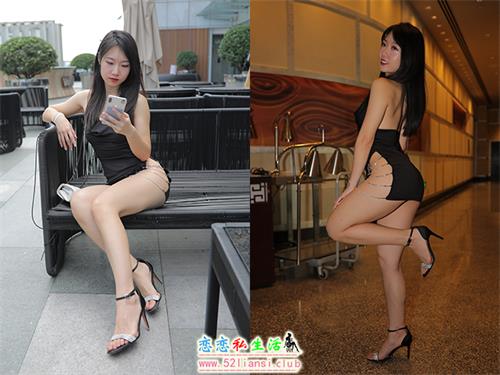 [魔镜街拍] 355-精选街拍-开叉露背连衣包臀裙【631P/2G】