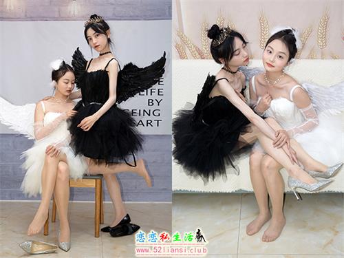 [初夏女神]211期 柒柒、双双~《黑白天鹅》鹅鹅鹅，曲项向~鹅你个头，我们是天使(带视频)【90P+1V/4.29G】