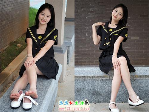 [初夏女神]220期 双双~【黑系水手服】我还是比较适合U领的水手服(带视频)【100P+1V/3.45G】