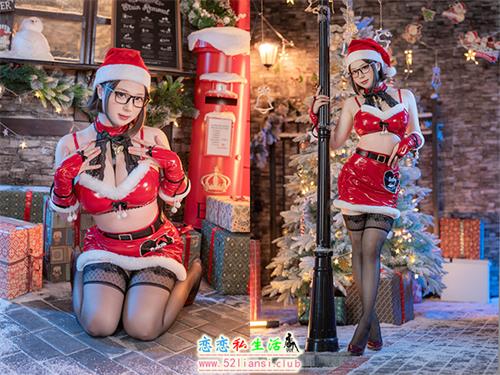 [美图精选]1563-皮皮奶可可爱了啦-圣诞痴女【51P/197M】