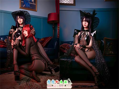 [美图精选]1575-羊大真人&曉美媽-魔女集会【35P/110M】