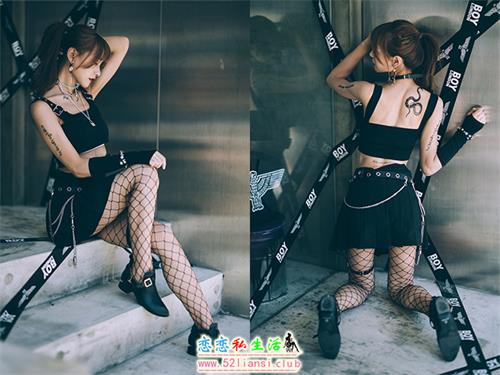 [街拍丝足]443-长腿美模 思敏 - 个性风网袜【118P/312M】