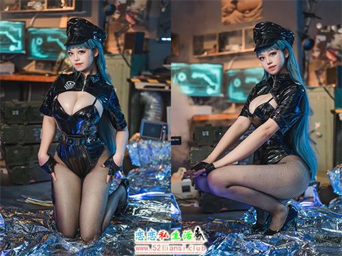 [美图精选]1607-蜜汁猫裘-胶衣女警【51P/201M】